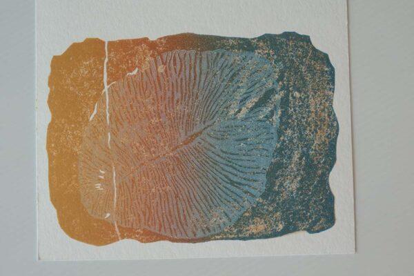 Dickensonia Fossil Print